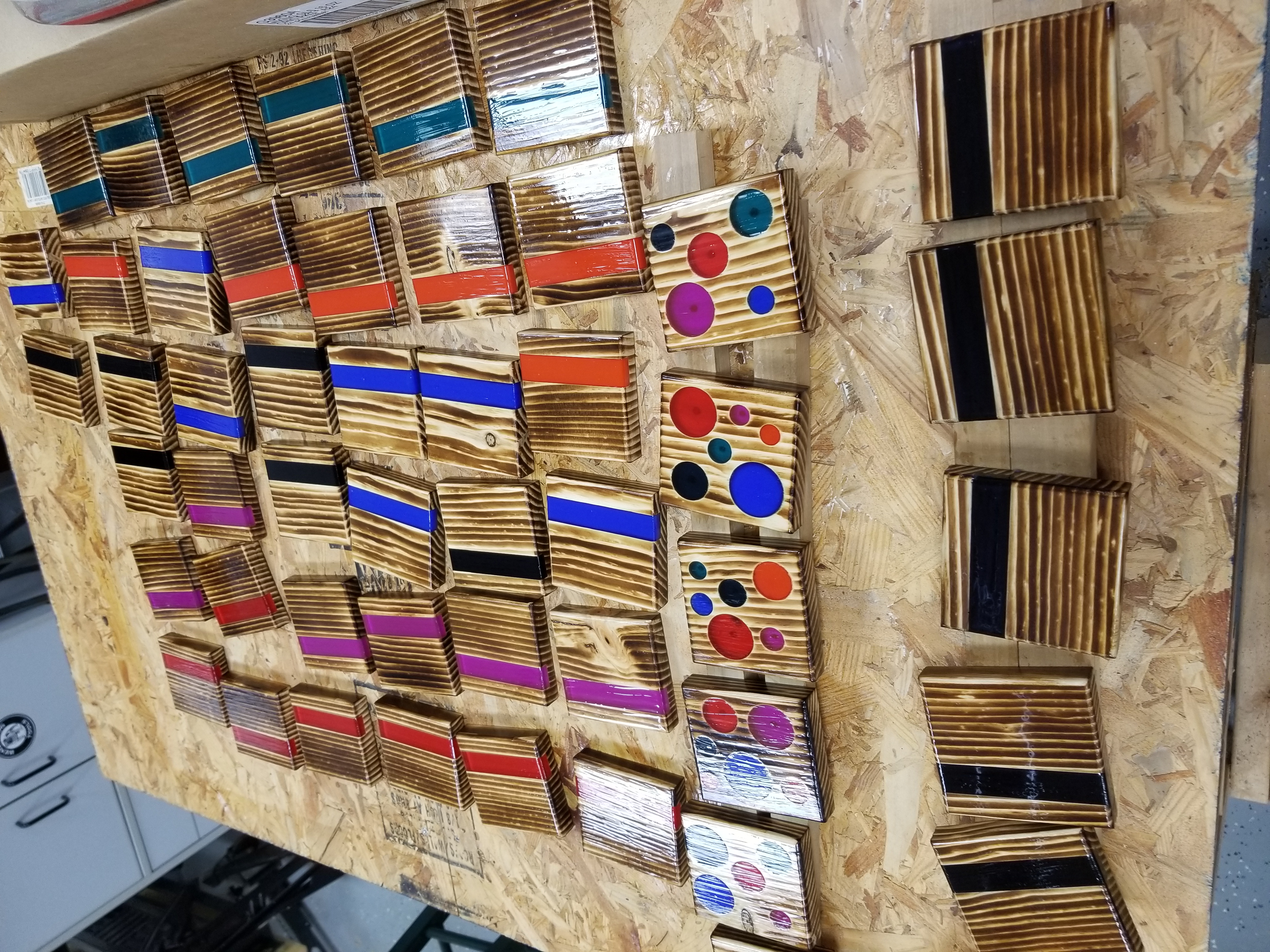 Decorative coasters - assorted colors